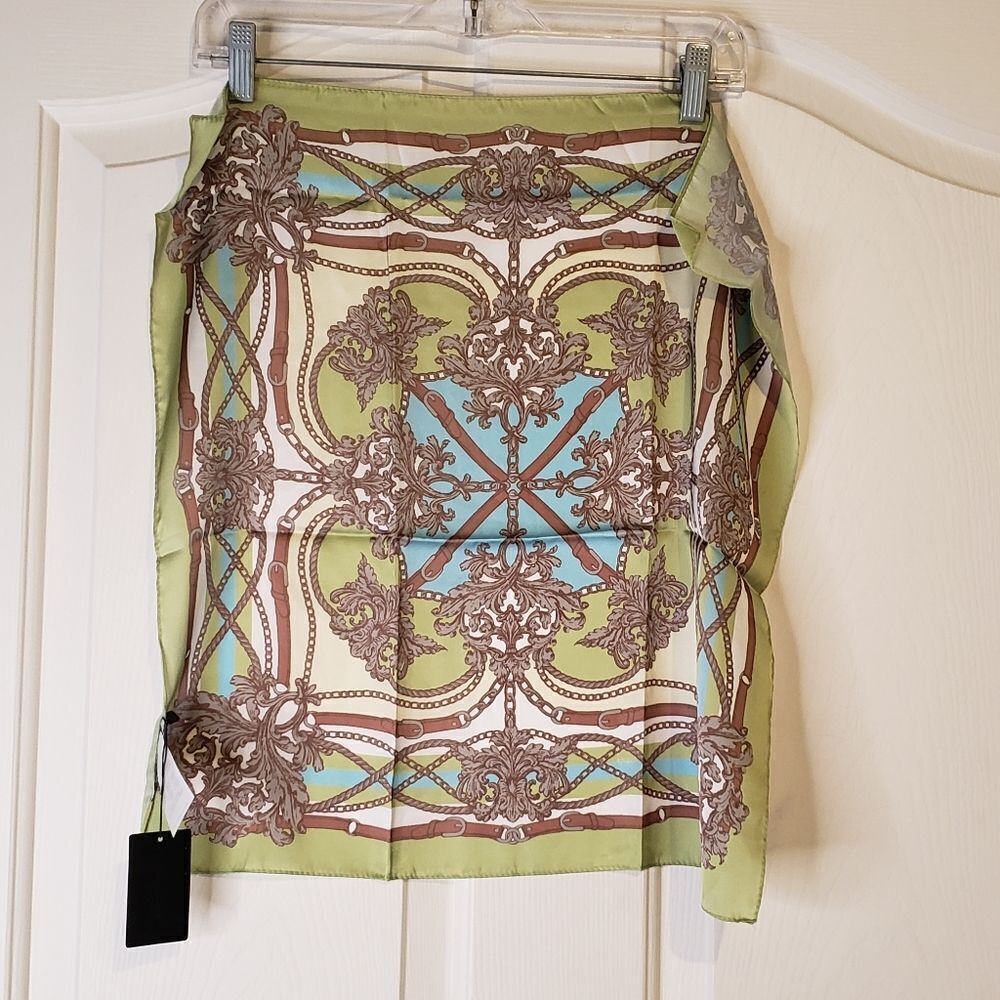 New Green and Brown Scarf